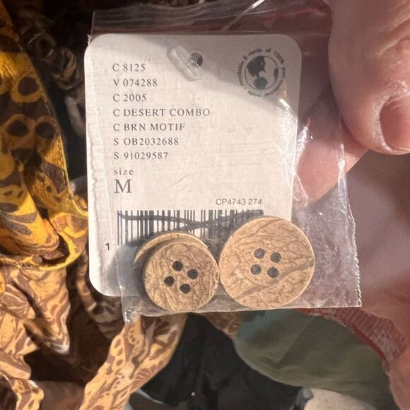 Free People Palm Bay Printed Shortalls Desert Combo - Picture 6 of 6